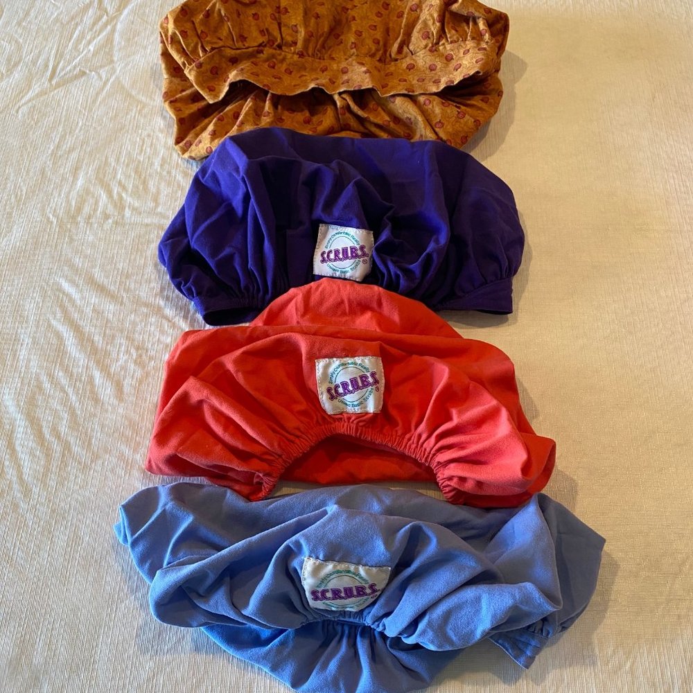 3 - S.C.R.U.B.S. CAPS  1- UNBRANDED